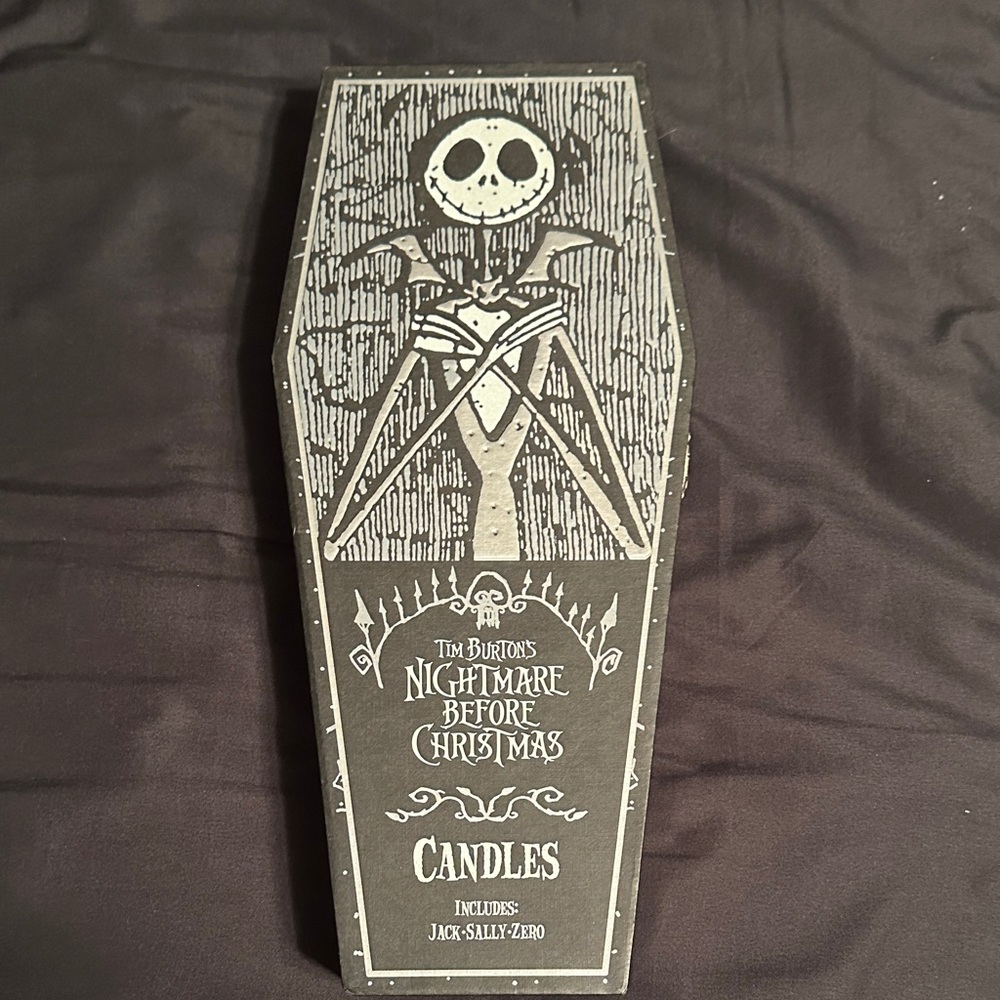 Disney Black and Silver Nightmare Before Christmas Box